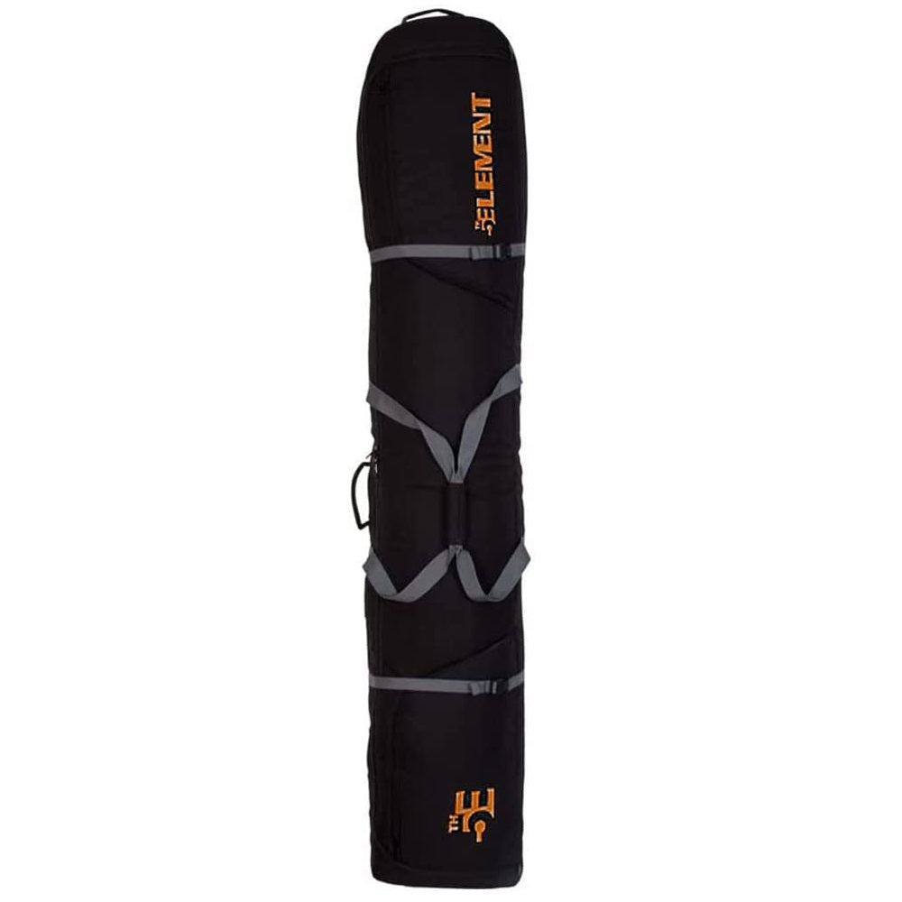 5th Element Bomber Double Ski Bag Black Orange – 5th Element Gear