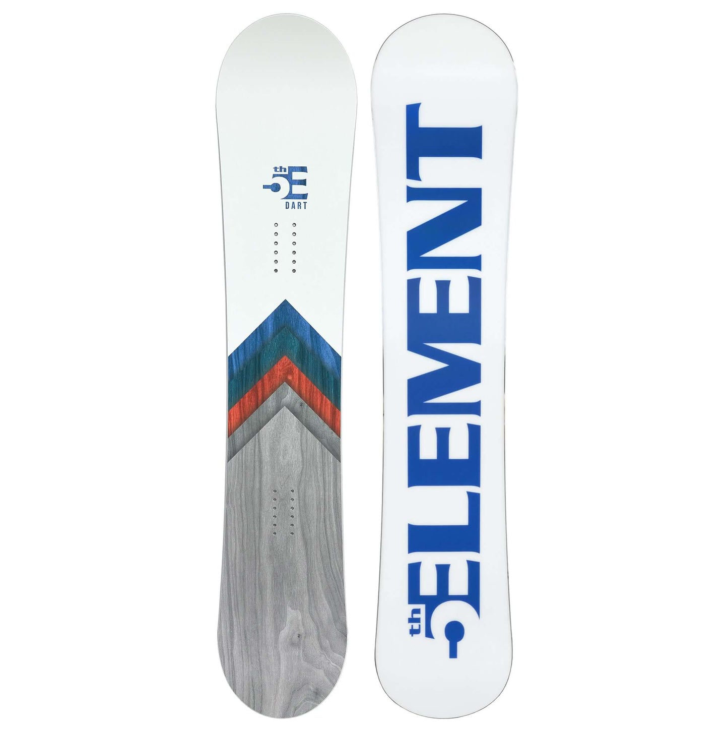 5th Element Dart Snowboard Package - White/Grey
