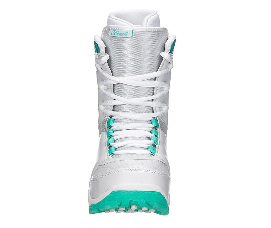 5th Element Mist Complete Snowboard Package - White/Teal White