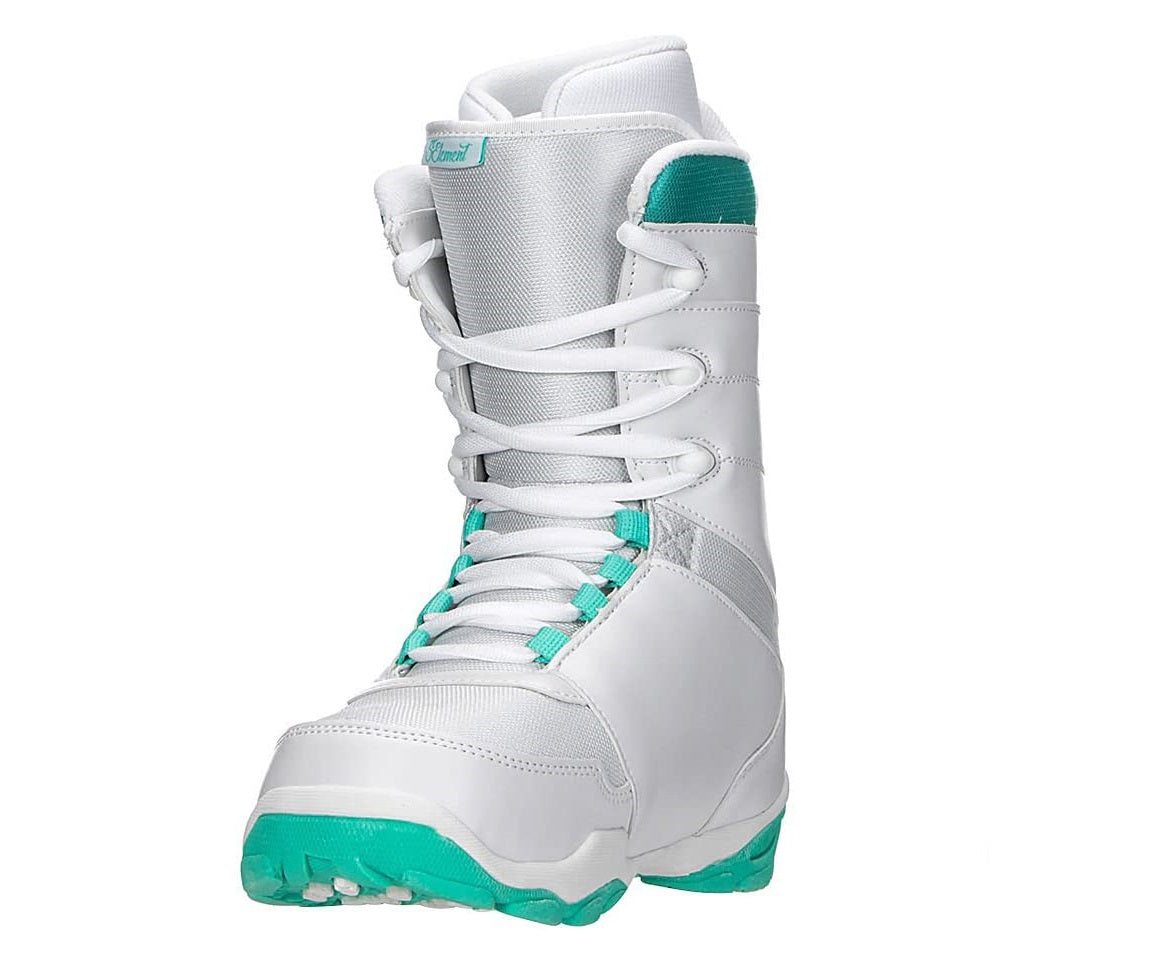 5th Element Mist Complete Snowboard Package - White/Teal White