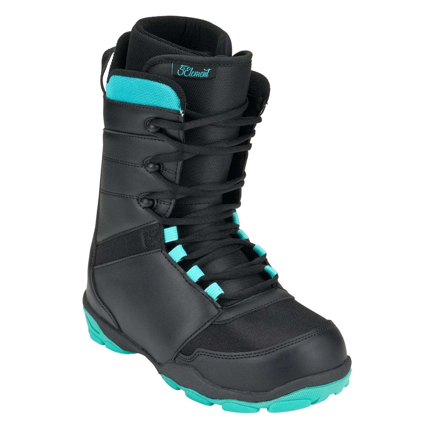 5th Element Storm Complete Womens Snowboard Package - Black/Teal Black