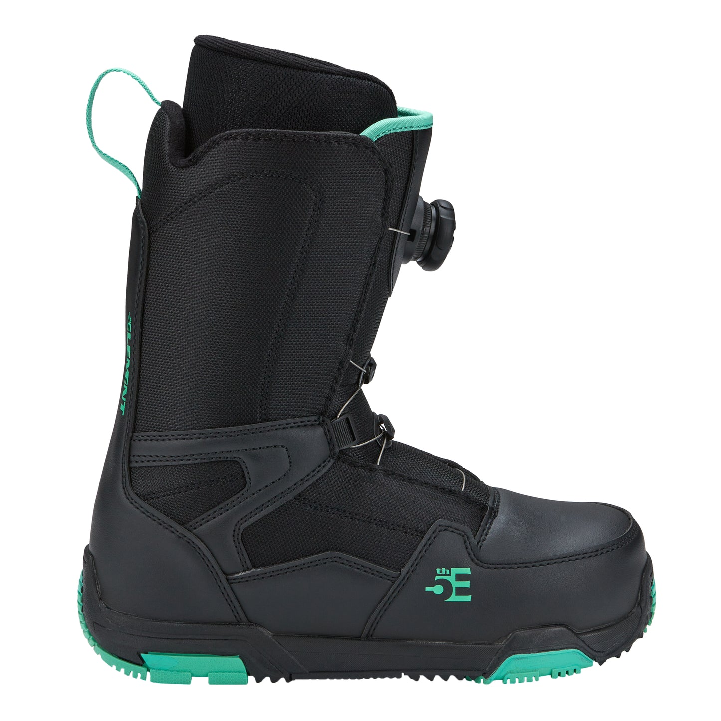 5th Element Mist L-2 ATOP Complete Snowboard Package - White/Teal Black