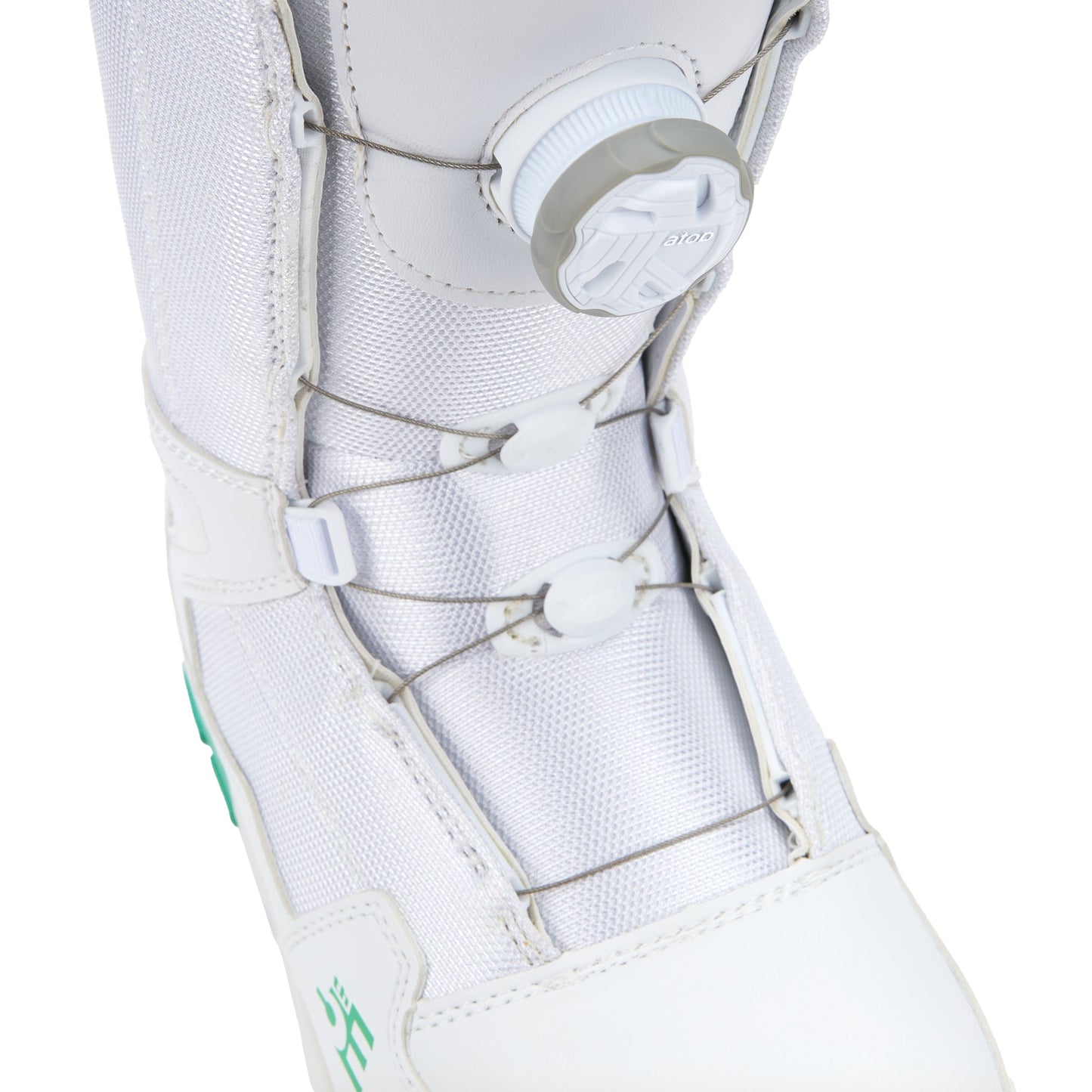 5th Element Mist L-2 ATOP Complete Snowboard Package - White/Teal White