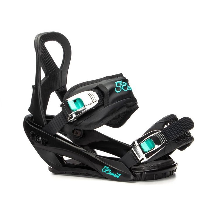 5th Element Layla Womens Bindings - Black/Teal