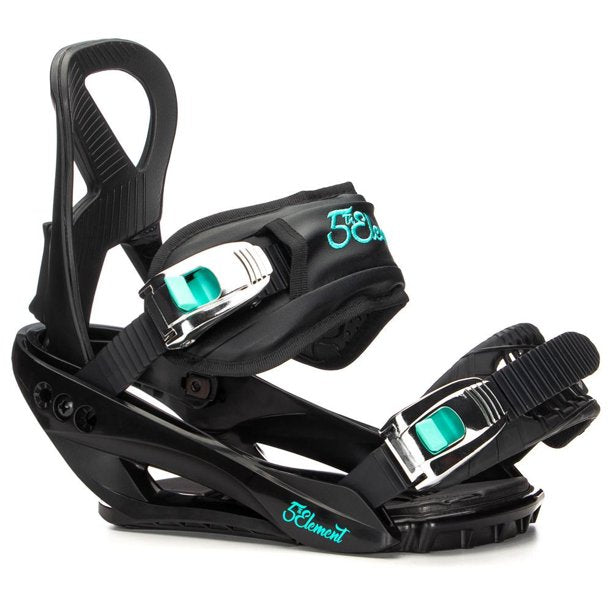 5th Element Mist Complete Snowboard Package - Black/Teal Black