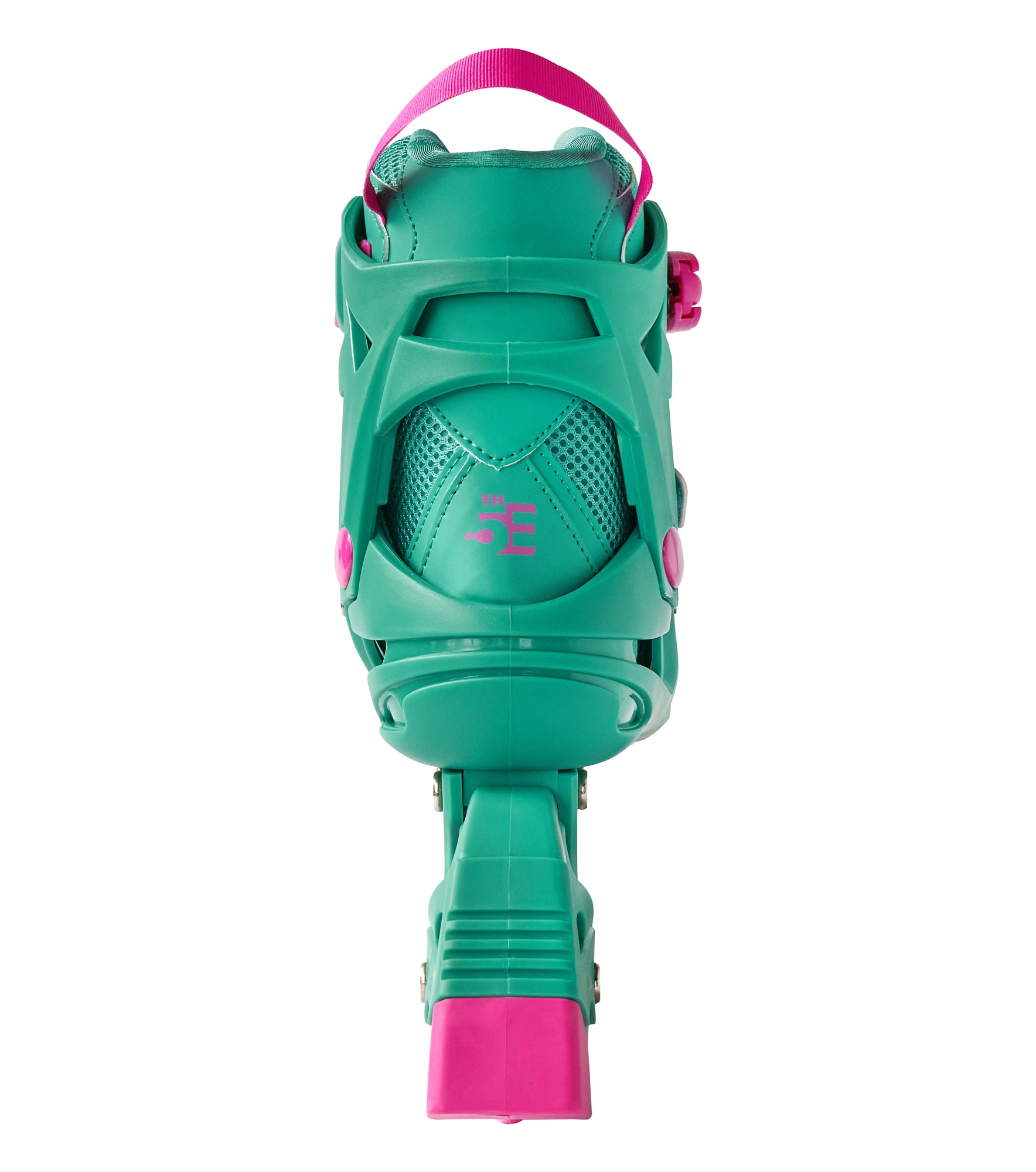 5th Element Lynx Retro Womens Inline Skate - Teal/Pink - Back
