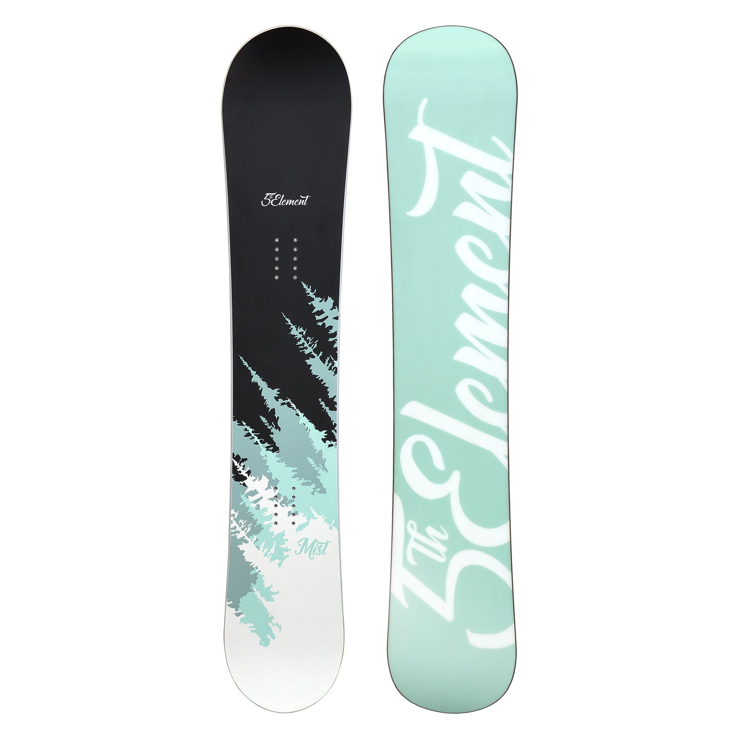 5th Element Mist Snowboard Package - White/Teal