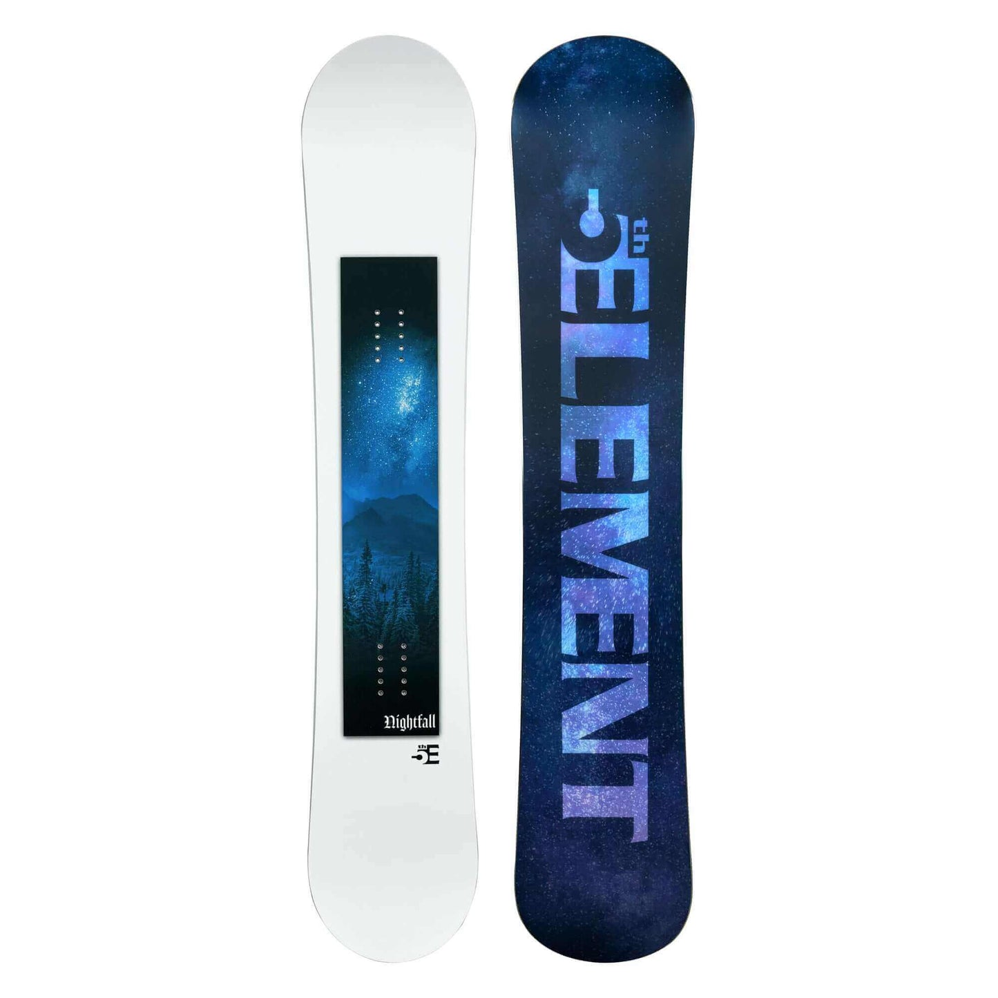 5th Element Nightfall ST-1 Complete Snowboard Package - Black/White Black