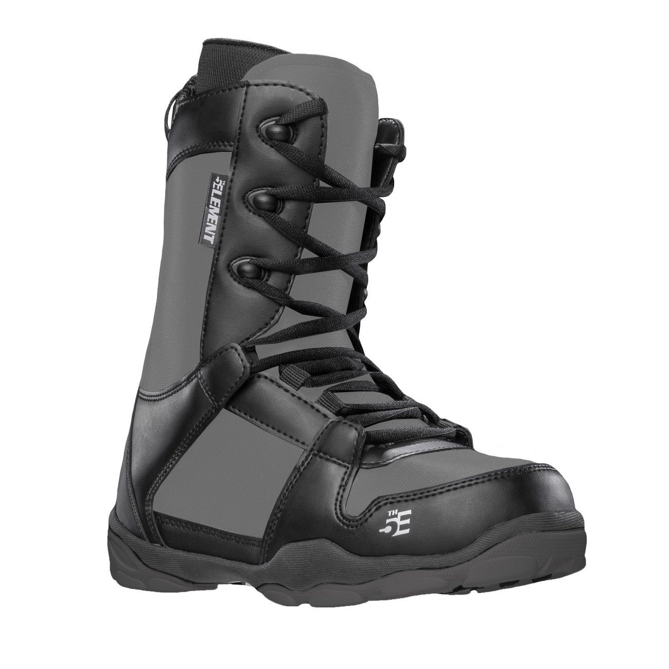 5th Element Shock ST-1 Complete Snowboard Package - Black/Red Grey