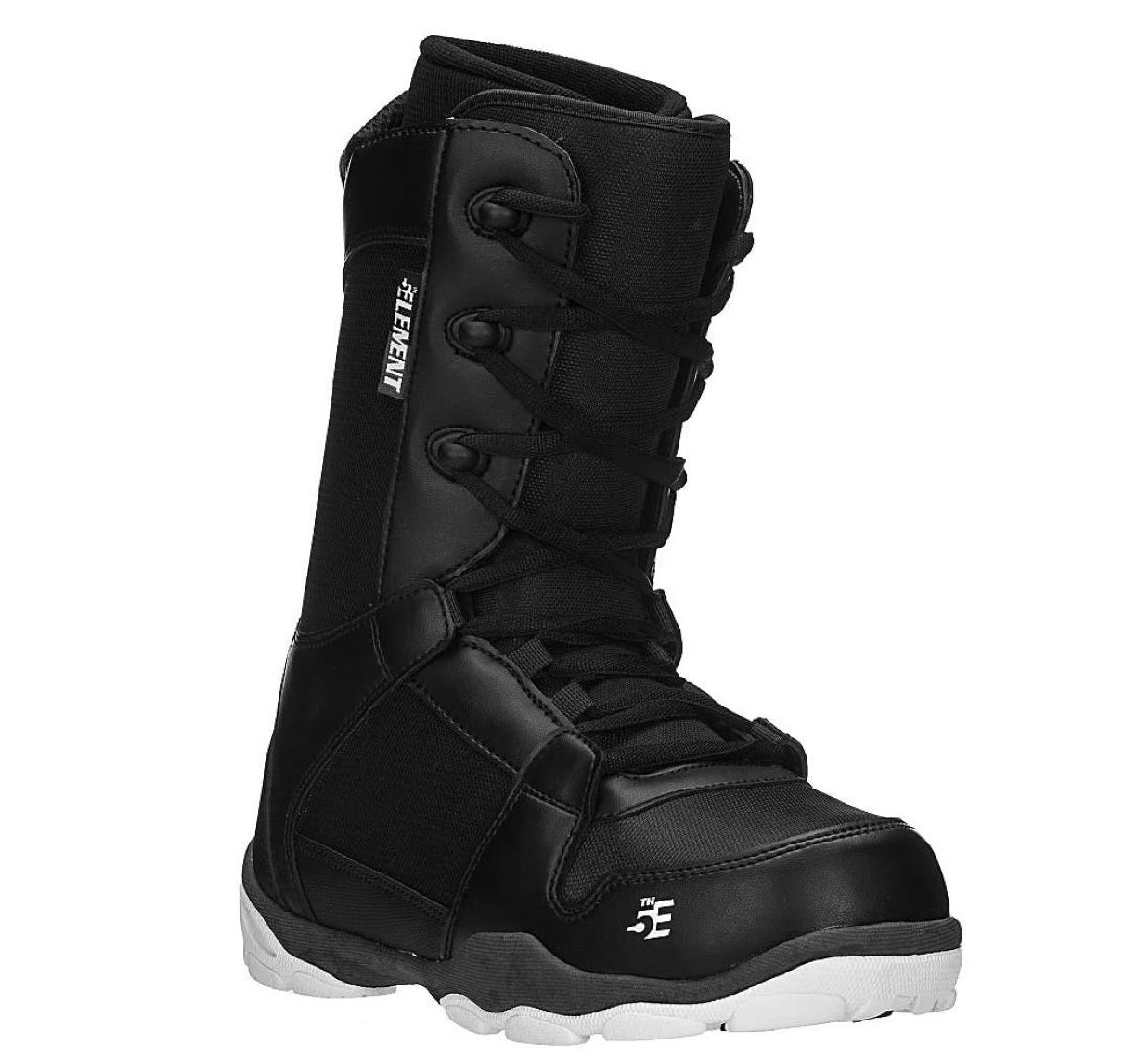 5th Element Dart Complete Snowboard Package - Black/Silver Black