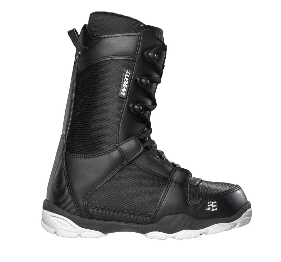 5th Element Dart Complete Snowboard Package - Black/Silver Black