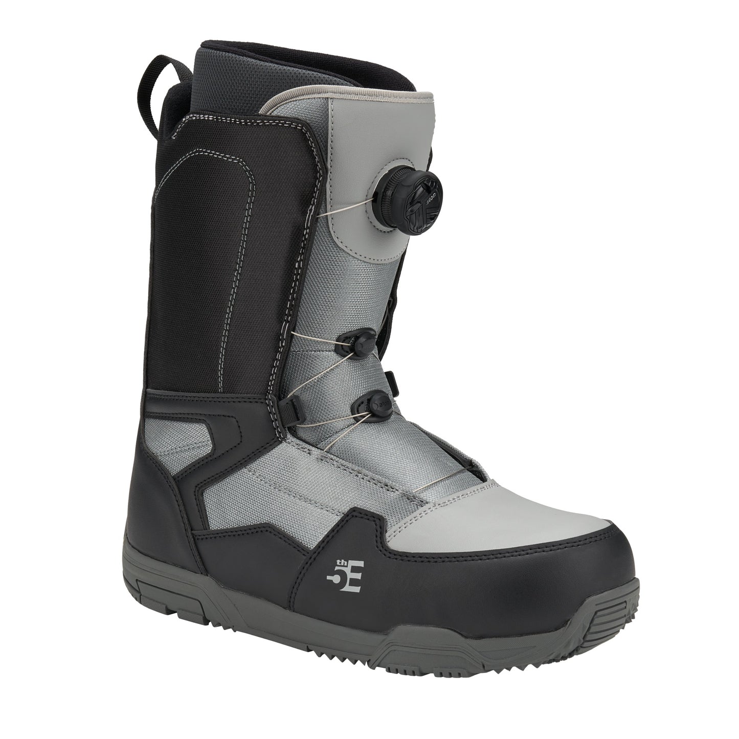 5th Element Shock ST-2 ATOP Complete Snowboard Package - Black/Silver Grey