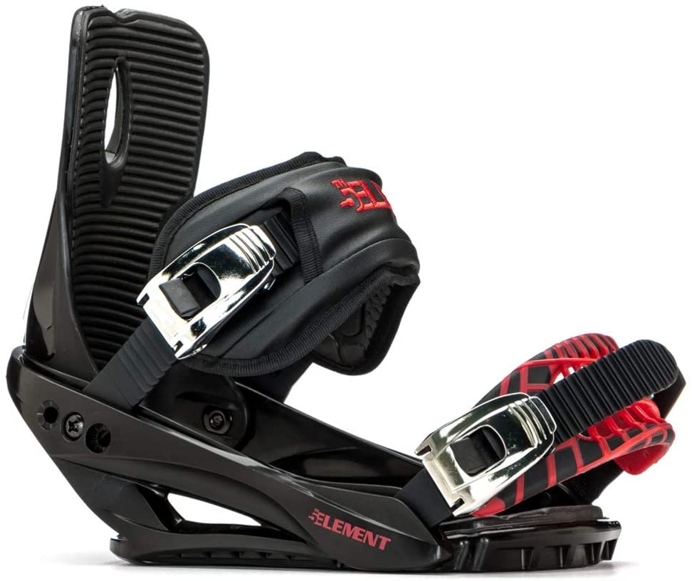 5th Element Shock ST-1 Complete Snowboard Package - Black/Red Grey
