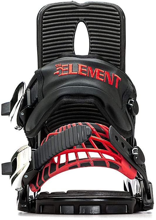 5th Element Grid Snowboard Package - Black/Red