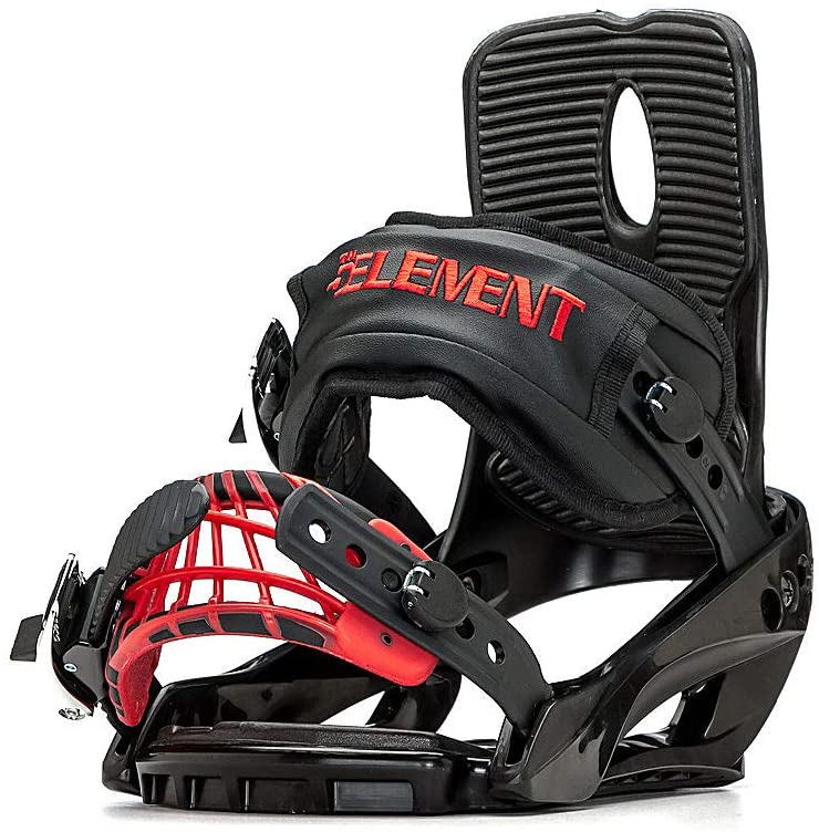 5th Element Grid Snowboard Package - Black/Red