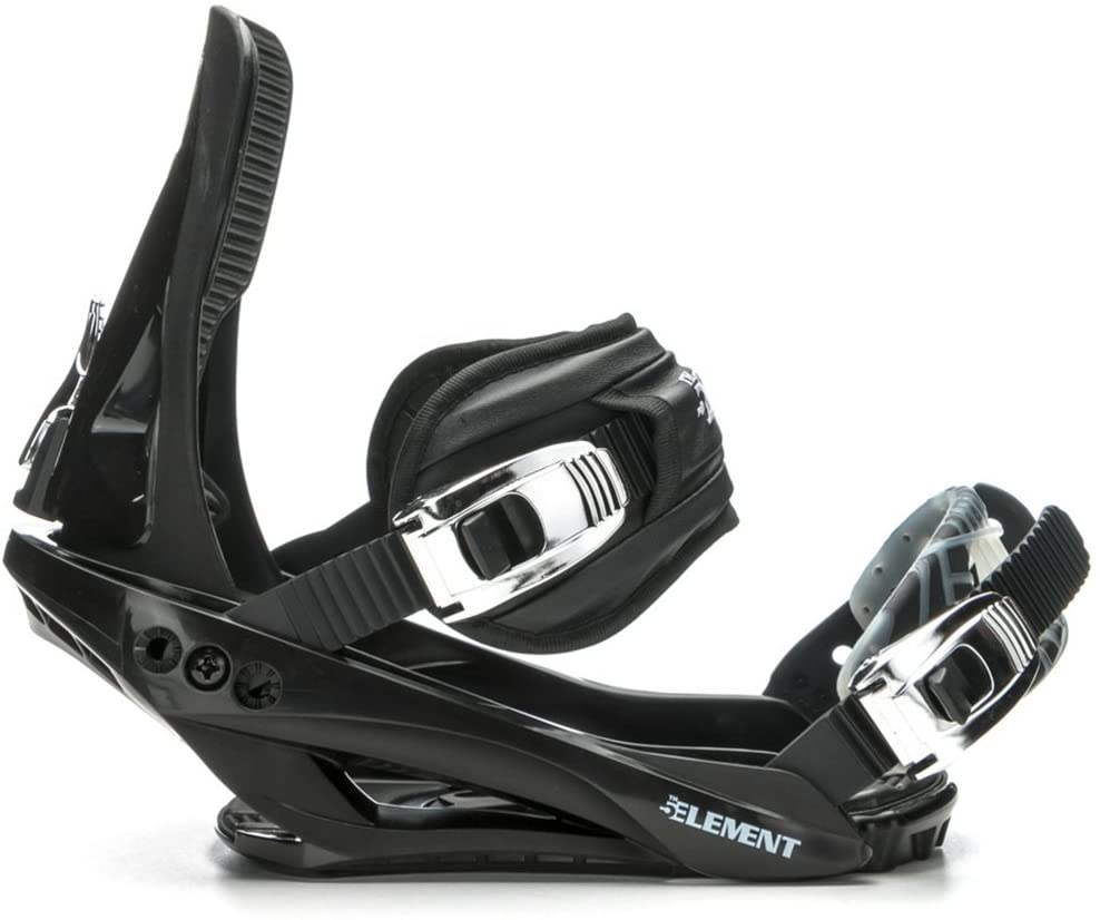 5th Element Shock ST-2 ATOP Complete Snowboard Package - Black/Silver Grey