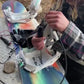 5th Element Afterglow Womens Snowboard - Mounting snowboard