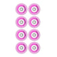5th Element 72mm Pink Light Up Replacement Wheels - 8 Pack