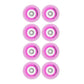 5th Element 72mm Pink Light Up Replacement Wheels - 8 Pack - Full Set