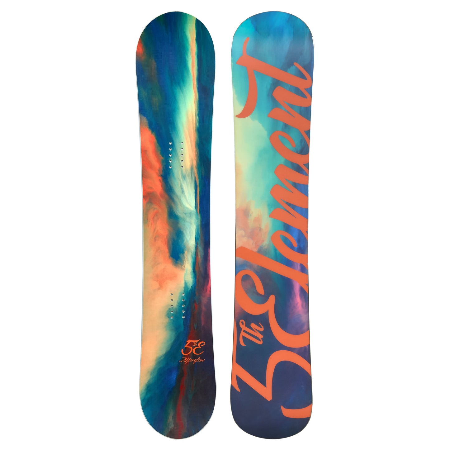 5th Element Afterglow Snowboard Package - Black/Teal