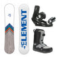 5th Element Dart ATOP Complete Snowboard Package - Black/Silver Grey