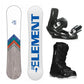 5th Element Dart Complete Snowboard Package - Black/Silver Black