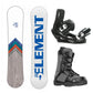 5th Element Dart Complete Snowboard Package - Black/Silver Grey