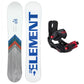 5th Element Dart Snowboard Package - Black/Red