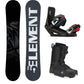 5th Element Forge ST-2 ATOP Complete Snowboard Package - Black/Red Black