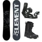 5th Element Forge ST-2 ATOP Complete Snowboard Package - Black/Silver Black