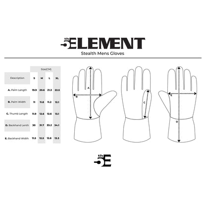 5th Element Stealth Mens Gloves