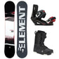 5th Element Grid ST-2 ATOP Complete Snowboard Package - Black/Red Black
