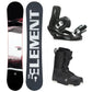 5th Element Grid ST-2 ATOP Complete Snowboard Package - Black/Silver Black