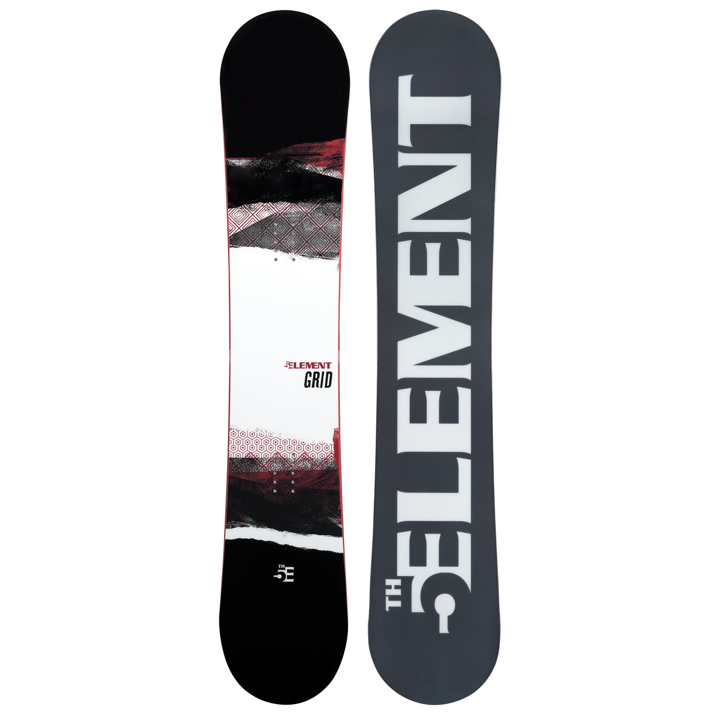 5th Element Grid Snowboard Package - Black/SIlver