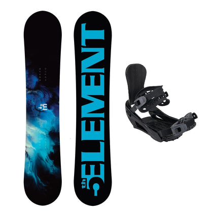 5th Element Haze Snowboard Package - Black/Grey