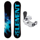 5th Element Haze Snowboard Package - White/Grey