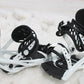 5th Element Covert Snowboard Bindings White/Black - On Snow
