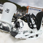 5th Element Covert Snowboard Bindings White/Black - Lifestyle