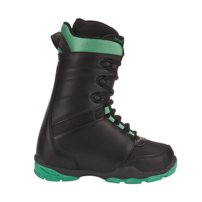  5th Element L-1 Womens Snowboard Boots Black/Teal - Side