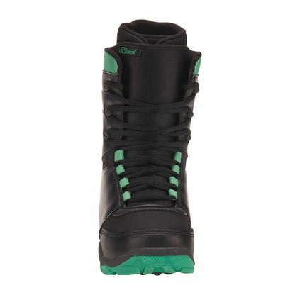  5th Element L-1 Womens Snowboard Boots Black/Teal - Front