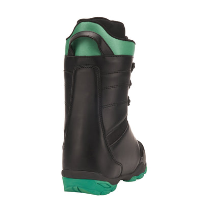  5th Element L-1 Womens Snowboard Boots Black/Teal - Back