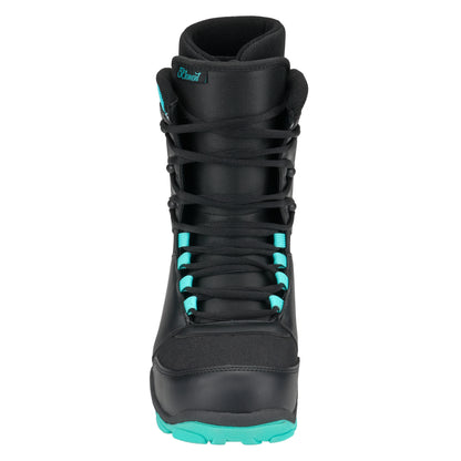 5th Element Storm Complete Womens Snowboard Package - White/Teal Black