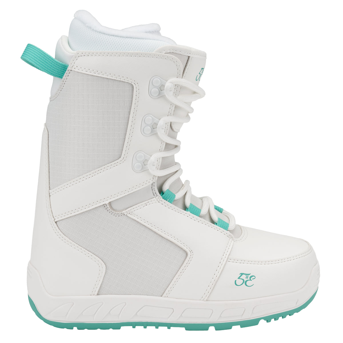 5th Element L1 Womens Snowboard Boots - White/Teal