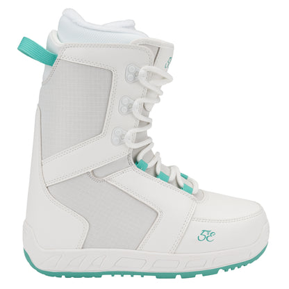 5th Element L1 Womens Snowboard Boots - White/Teal