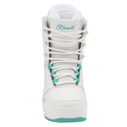 5th Element L1 Womens Snowboard Boots - White/Teal