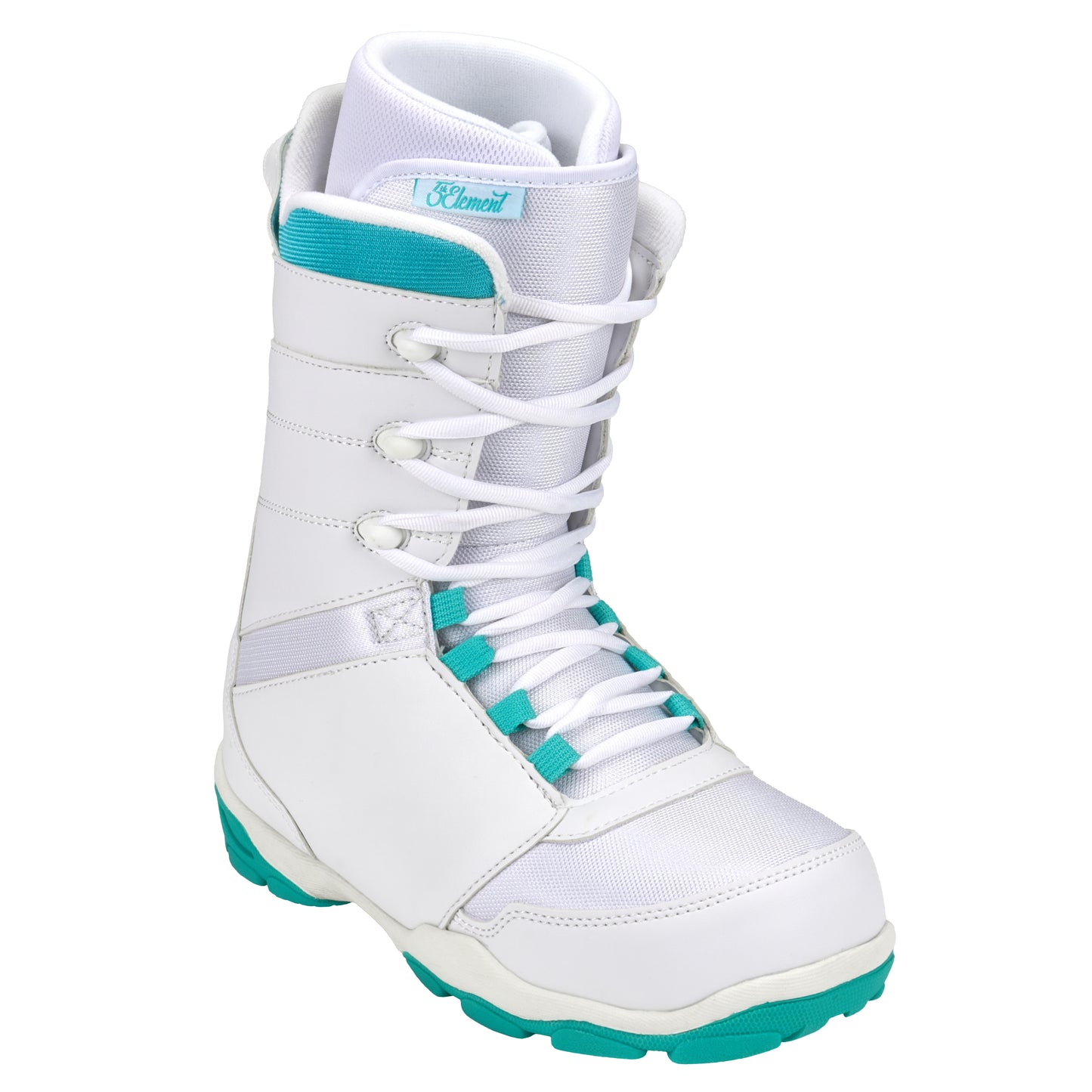 5th Element Storm Complete Womens Snowboard Package - White/Teal White