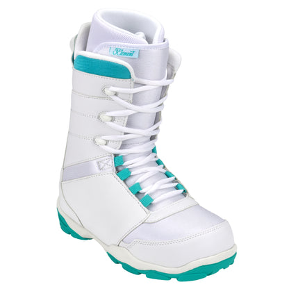 5th Element Storm Complete Womens Snowboard Package - Black/Teal White