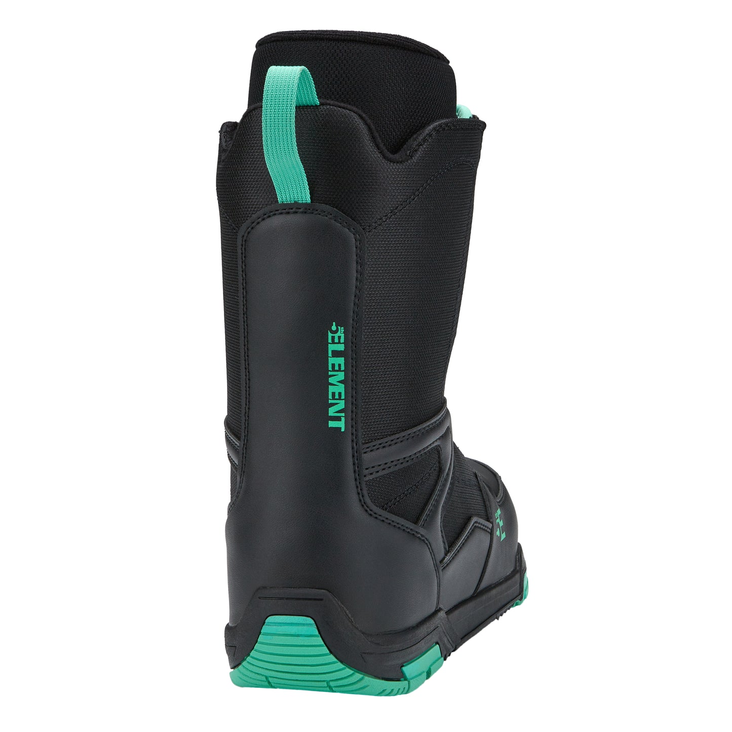 5th Element L-2 ATOP Womens Snowboard Boots Black/Teal - Back