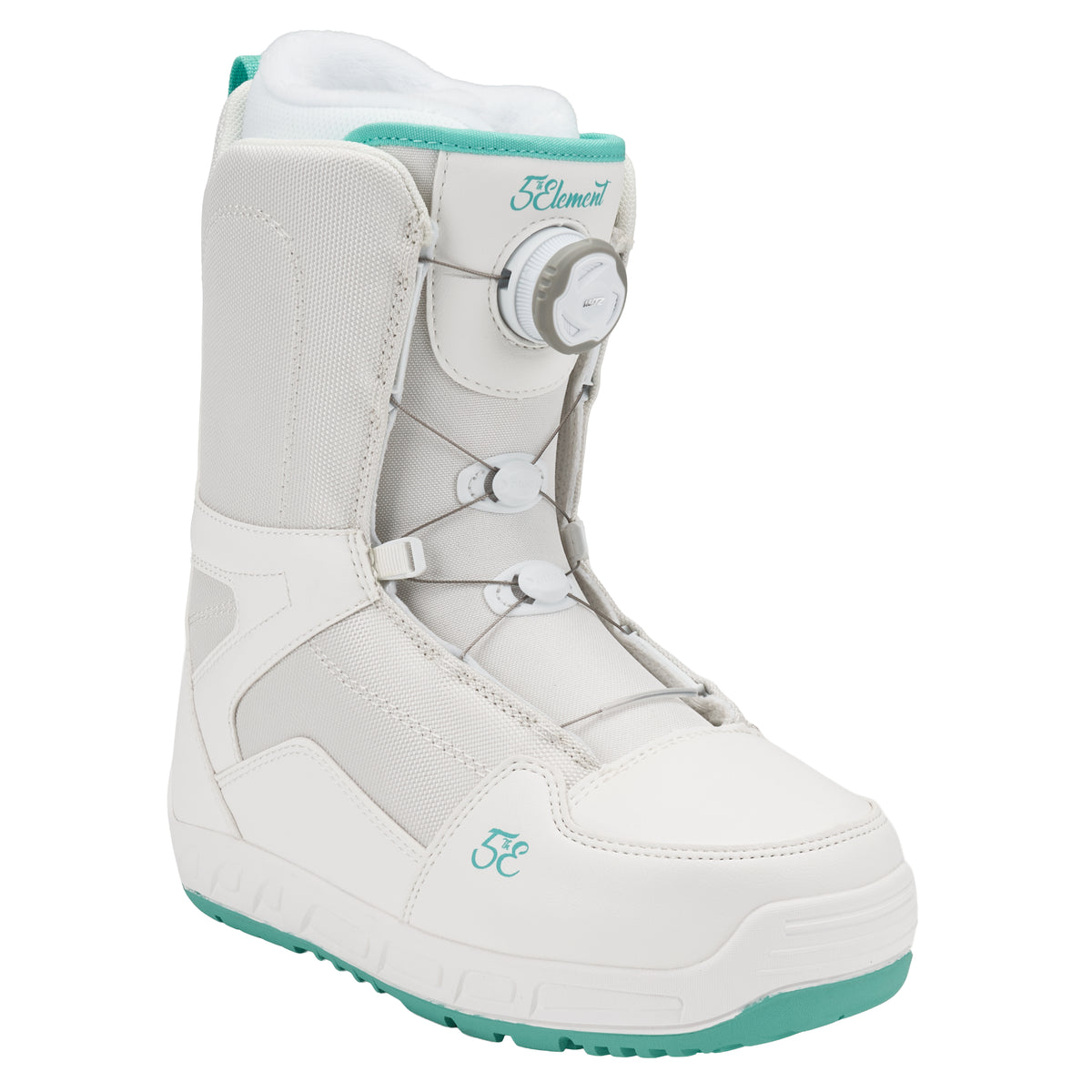 5th Element L2 Dial Womens Snowboard Boots - White/Teal