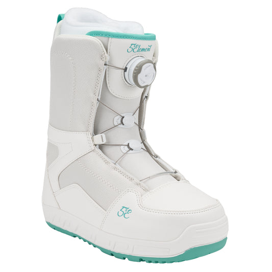 5th Element L2 Dial Womens Snowboard Boots - White/Teal